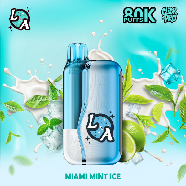 L&A Click Pro 80,000 Puffs Disposable Kit