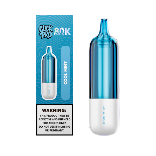 L&A Click Pro 80,000 Puffs Replacement Pods Cool Mint