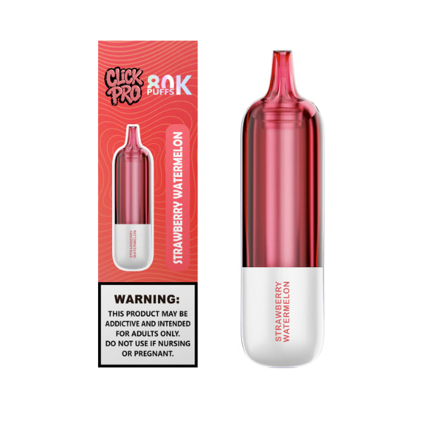 L&A Click Pro 80,000 Puffs Replacement Pods Strawberry Watermelon