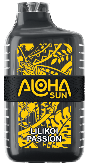 Aloha Sun 7000 Puffs Vape 10 Pack 15mL Best Flavor Lilikoi Passion