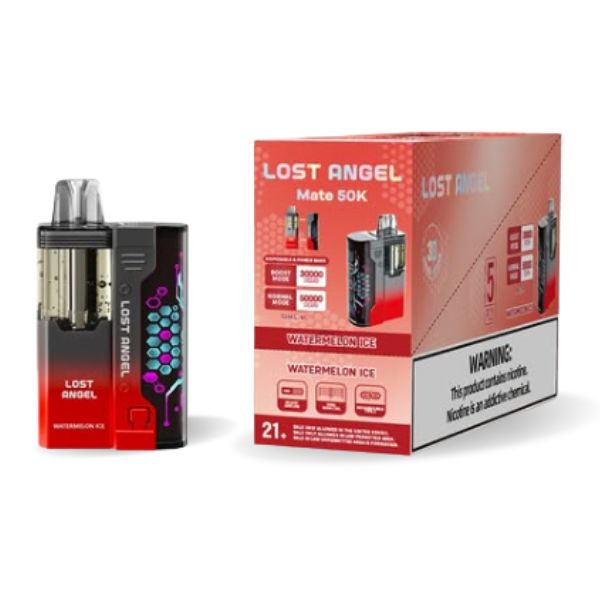 Lost Angel Mate 50,000 Puffs Disposable Kit 5 Pack - $70.00 eJuices.co Lost Angel Mate 50,000 Puffs Disposable Kit 5 Pack - $70.00 eJuices.co