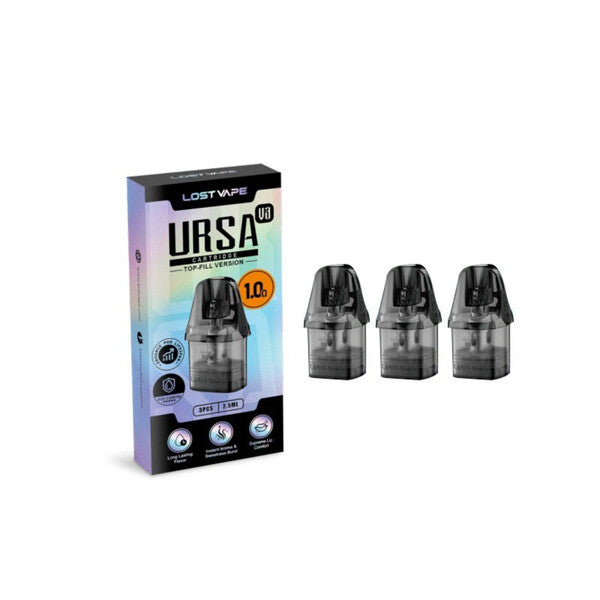 Best Deal Lost Vape Ursa V3 Replacement Pods 3-Pack - 1.0ohm
