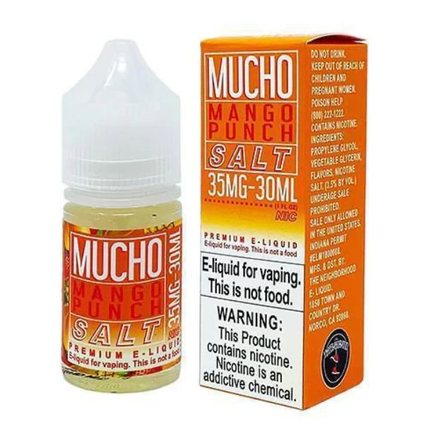 Best Deal Mucho Salts 30mL E-Liquid - Mango Punch