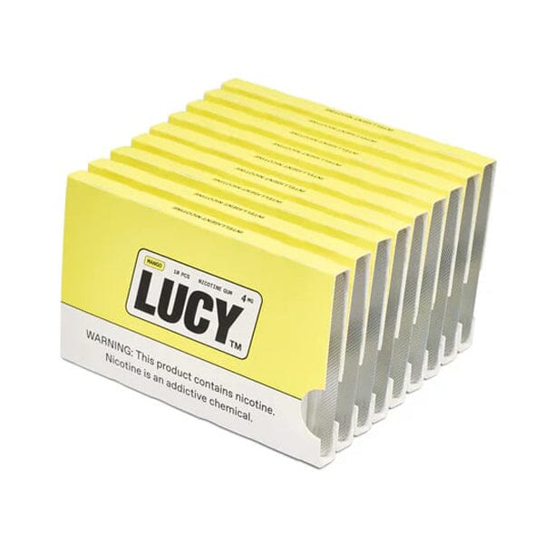 Best Deal Lucy Nicotine Gum 10 Piece Blister Pack -  Mango