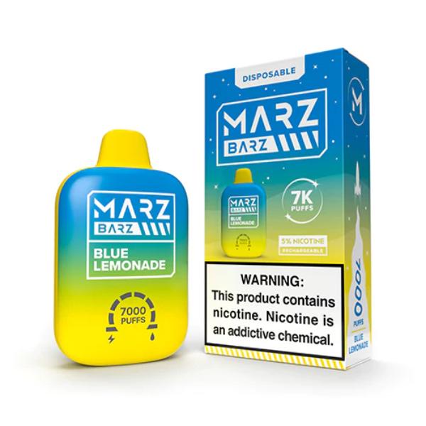 Best Deal Marz Barz Disposable Vape 7000 Puffs 12mL Blue Lemonade