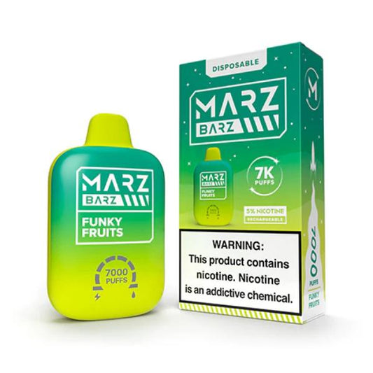 Best Deal Marz Barz Disposable Vape 7000 Puffs 12mL Funky Fruits