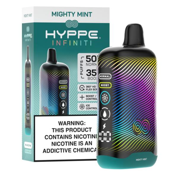 Hyppe Infiniti 50,000 Puffs Disposable - Mighty Mint