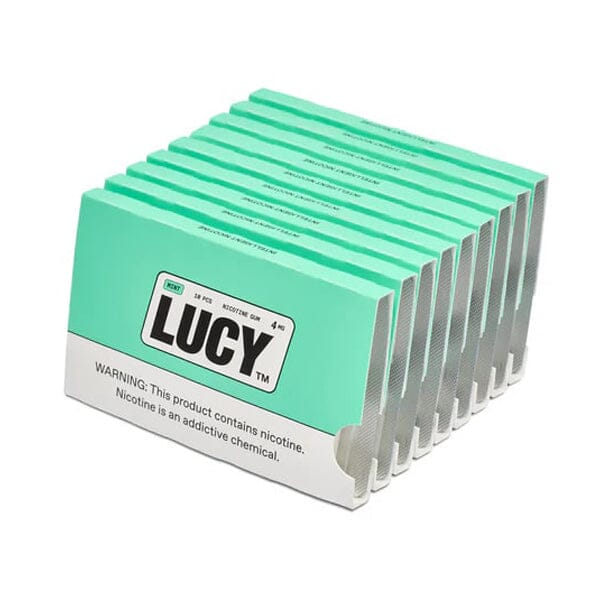 Best Deal Lucy Nicotine Gum 10 Piece Blister Pack -  Mint