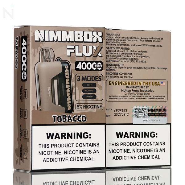 NimmBox Flux 40K Puffs Disposable Vape - 20mL