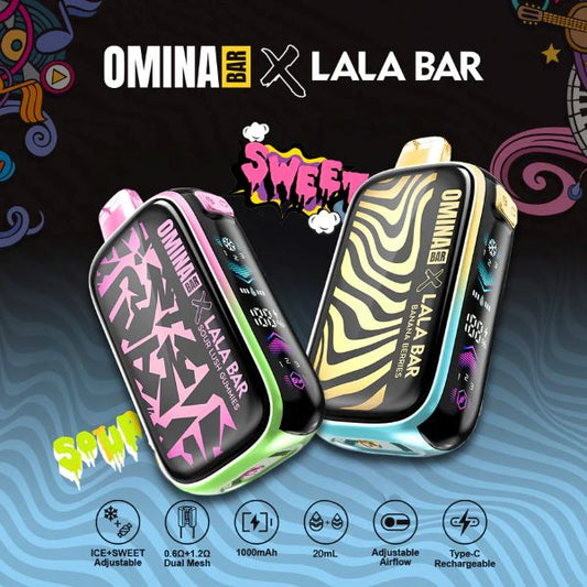 Best Deals - OMINA Bar x Lala Bar 40,000 Puffs Disposable