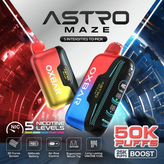 OXBAR Astro Maze 50,000 Puffs Disposable Vape