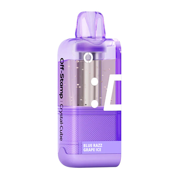 Off-Stamp X-Cube Crystal 35K Disposable Pod Blue Razz Grape Ice