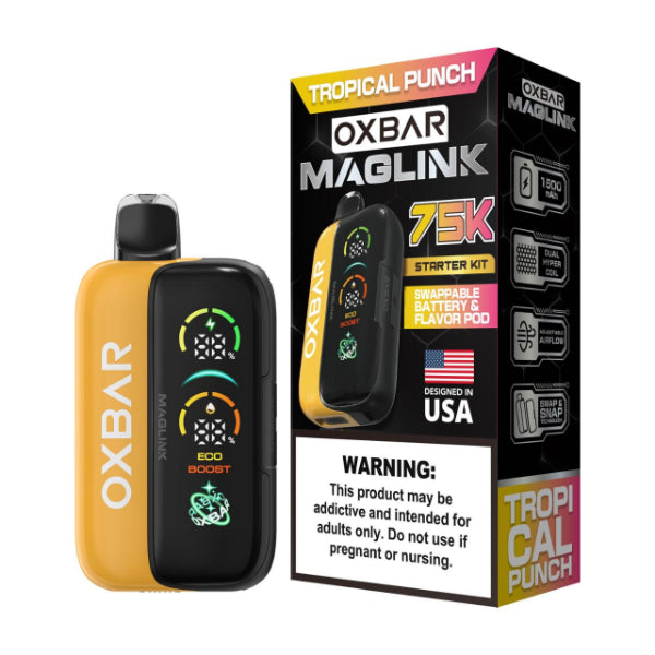 Oxbar Maglink Nixodine Kit 75,000 Puff Disposable Tropical Punch