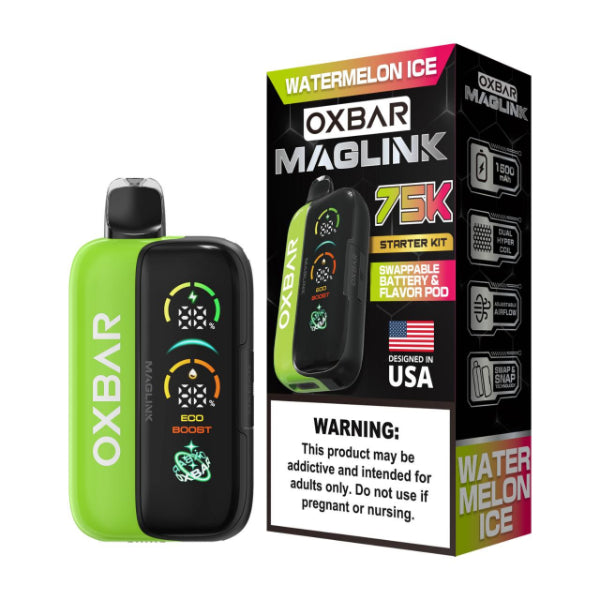 Oxbar Maglink Nixodine Kit 75,000 Puff Disposable Watermelon Ice