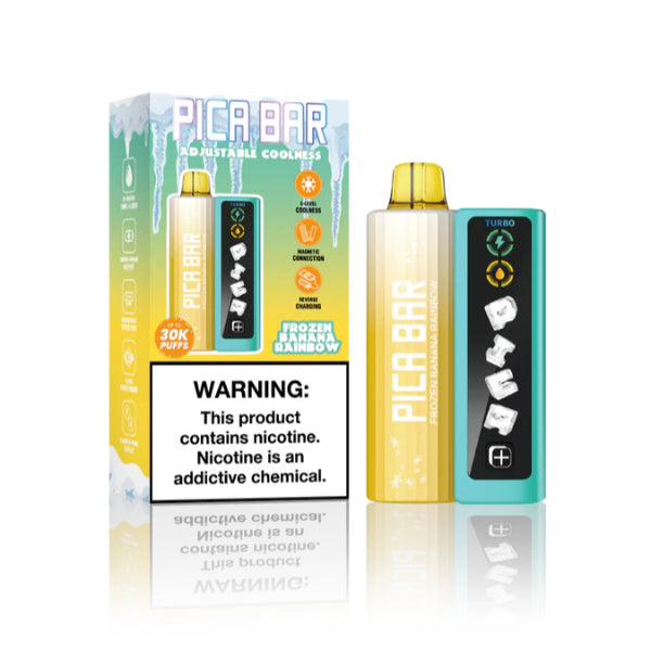 PICA BAR Tuning Adjustable Cool 30K Disposable Kit Frozen Banana Rainbow