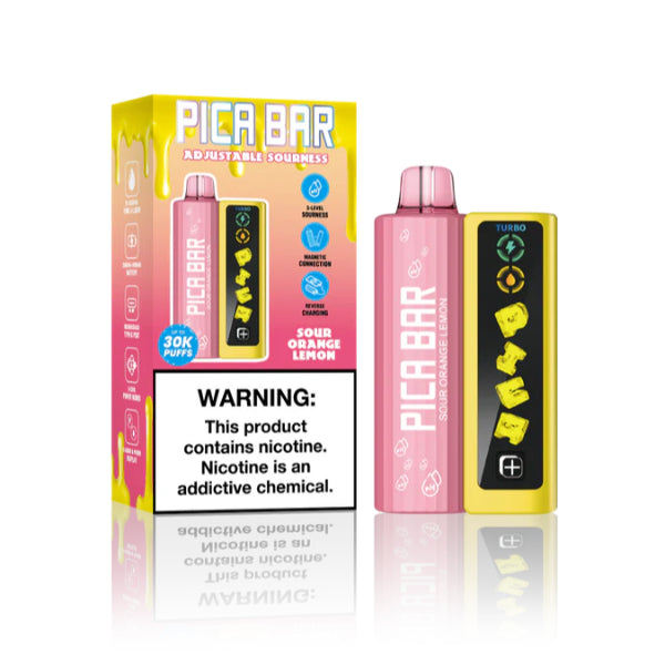 PICA BAR Tuning Adjustable Cool 30K Disposable Kit Sour Orange Lemon
