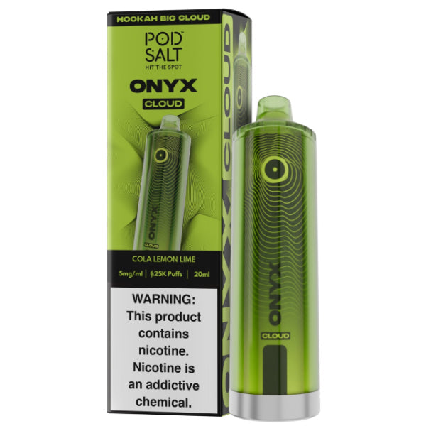 Pod Salt Onyx 25K Disposable Vape Cola Lemon Lime
