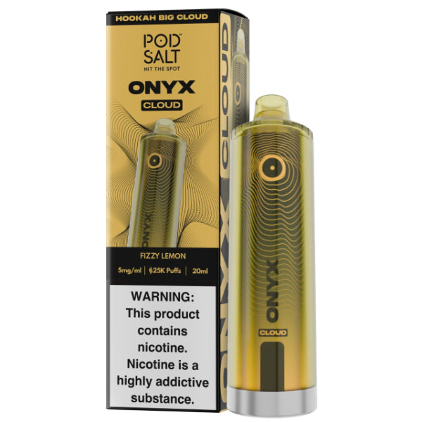 Pod Salt Onyx 25K Disposable Vape Fizzy Lemon