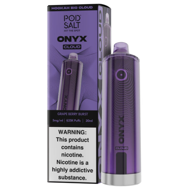 Pod Salt Onyx 25K Disposable Vape Grape Berry Burst