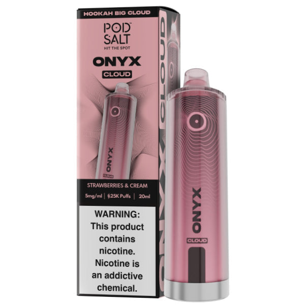Pod Salt Onyx 25K Disposable Vape Strawberries & Cream