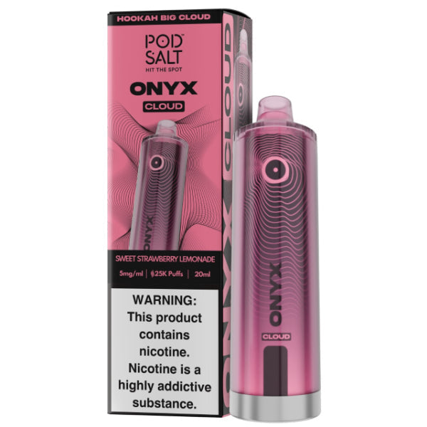 Pod Salt Onyx 25K Disposable Vape Sweet Strawberry Lemonade