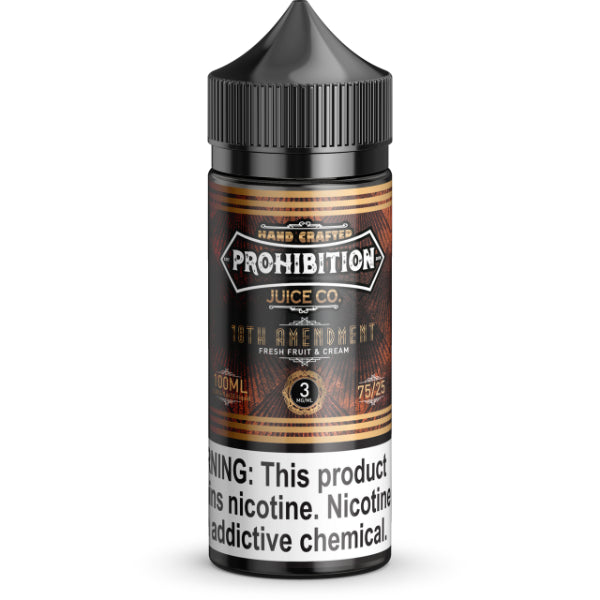 Prohibition E-Liquid Series 100mL 18th Amendment