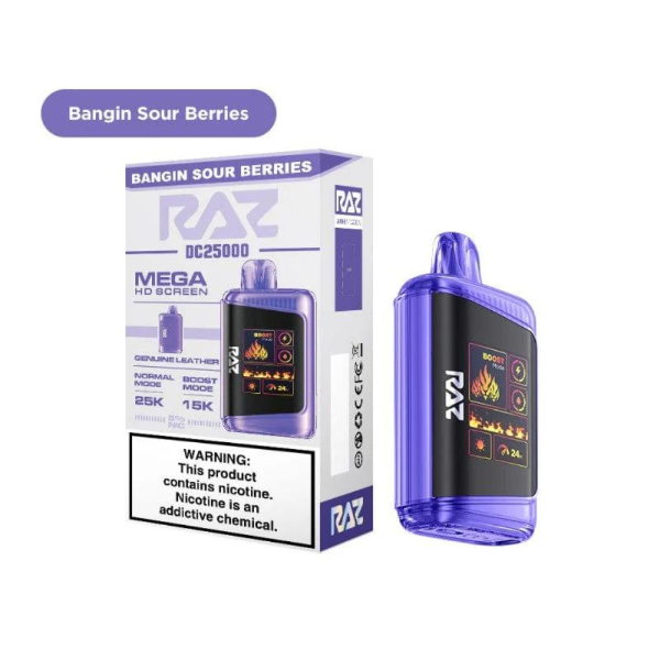 RAZ DC25K 25,000 Puffs Rechargeable Vape 16mL - $7.99 eJuices.co RAZ DC25K 25,000 Puffs Rechargeable Vape 16mL - $7.99 eJuices.co