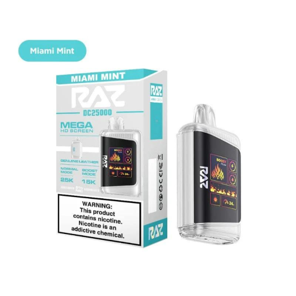 RAZ DC25K 25,000 Puffs Rechargeable Vape 16mL - $7.99 eJuices.co RAZ DC25K 25,000 Puffs Rechargeable Vape 16mL - $7.99 eJuices.co