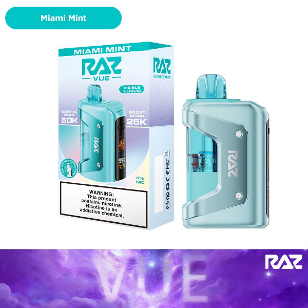 RAZ VUE 50,000 Disposable Vape Kit Miami Mint