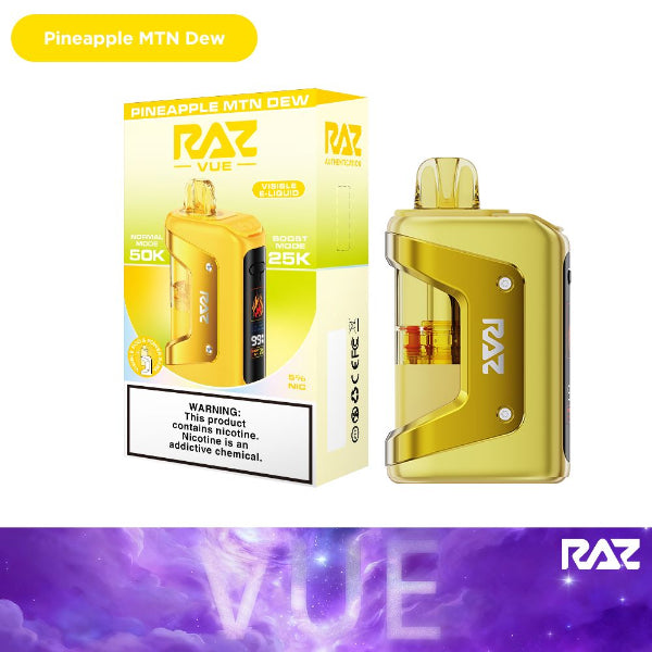 RAZ VUE 50,000 Disposable Vape Kit Pineapple Mtn Dew