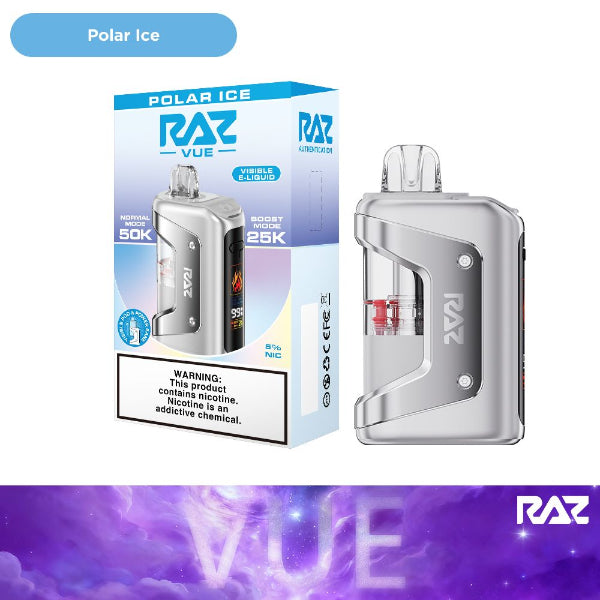 RAZ VUE 50,000 Disposable Vape Kit Polar Ice