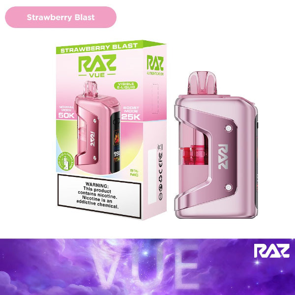 RAZ VUE 50,000 Disposable Vape Kit Strawberry Blast