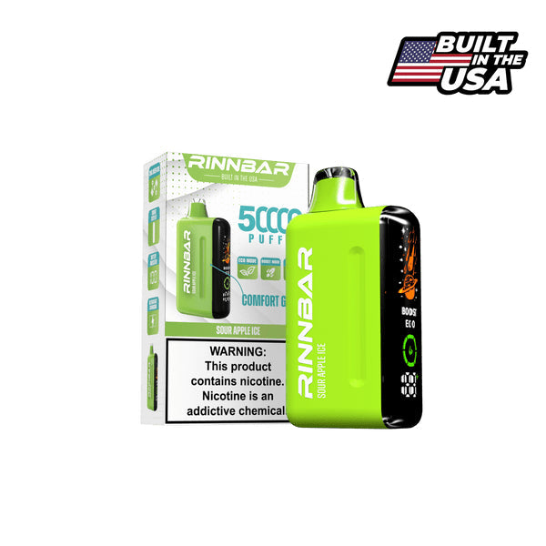 RINNBAR 50K 50000 Puffs Disposable Sour Apple Ice
