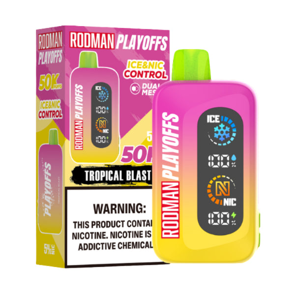 RODMAN Playoffs 50,000 Puffs Ice-Nic Control Disposable