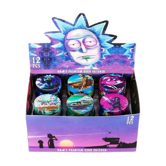 R&M 50mm Premium Zinc Alloy Herb Grinder