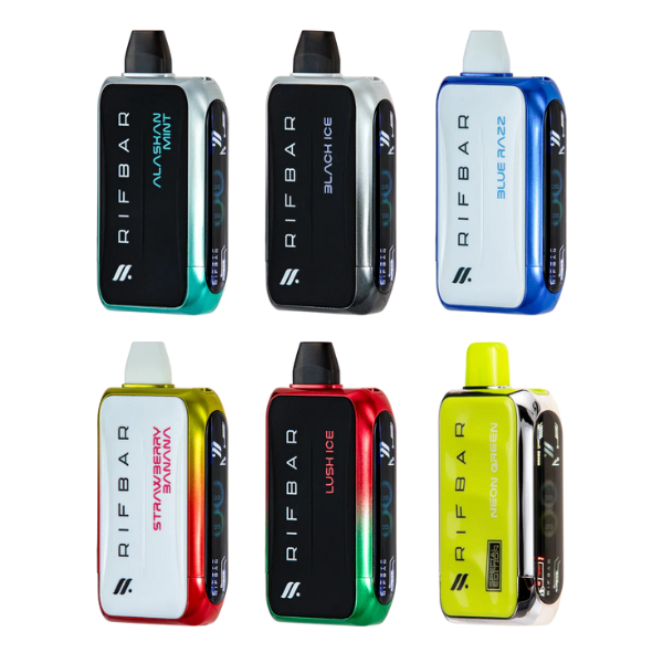 RifBar Turbo X 25,000 Disposable Vape
Best Flavors