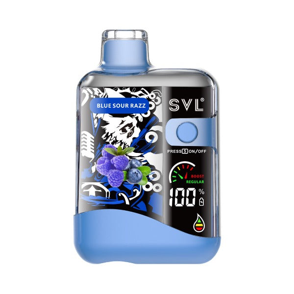 SVL BX12000 Disposable Vape 18mL Best Flavor Blue Sour Razz