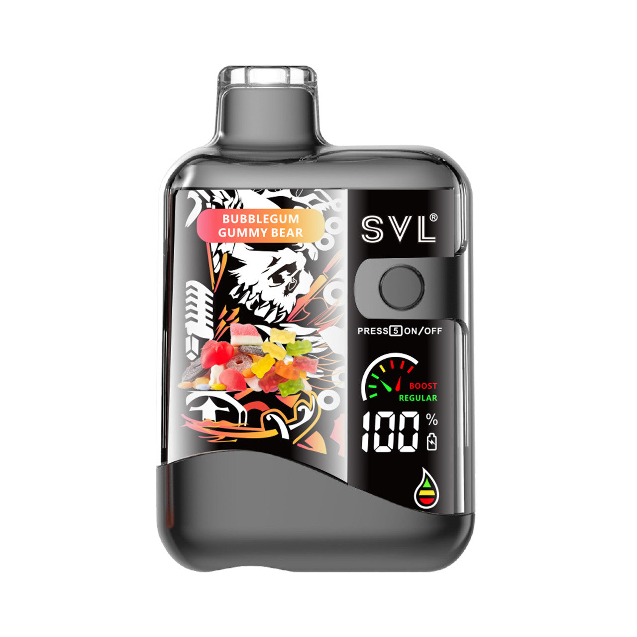 SVL BX12000 Disposable Vape 18mL Best Flavor Bubblegum Gummy Bear
