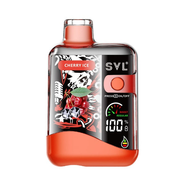 SVL BX12000 Disposable Vape 18mL Best Flavor Cherry Ice