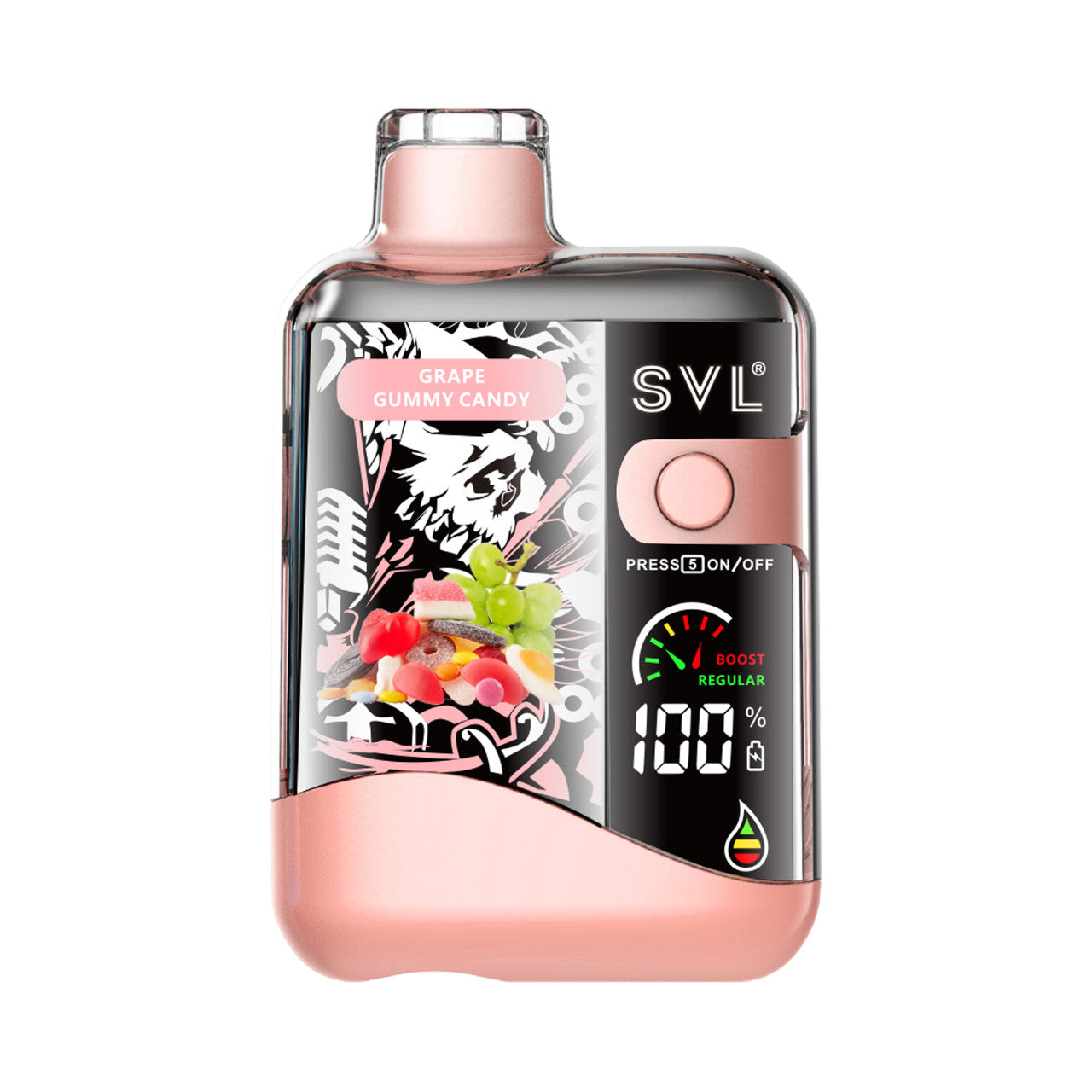 SVL BX12000 Disposable Vape 18mL Best Flavor Grape Gummy Candy
