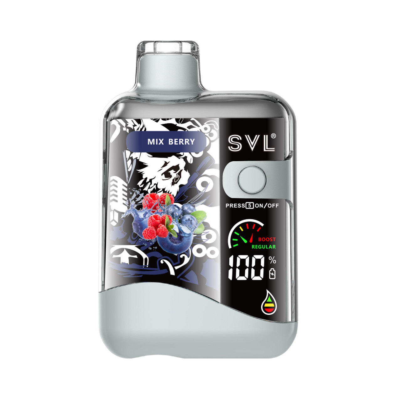 SVL BX12000 Disposable Vape 18mL Best Flavor Mix Berry