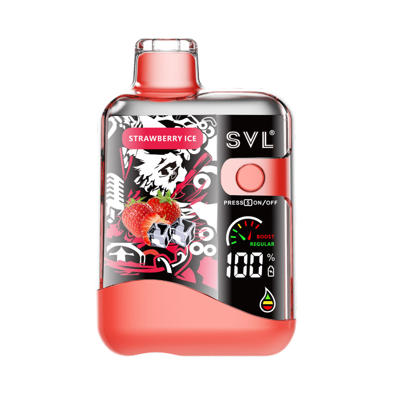 SVL BX12000 Disposable Vape 18mL Best Flavor Strawberry Ice