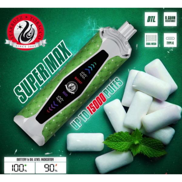 starbuzz disposable vape Starbuzz Super Max 15,000 Puffs Disposable Vape 20mL 5 Pack