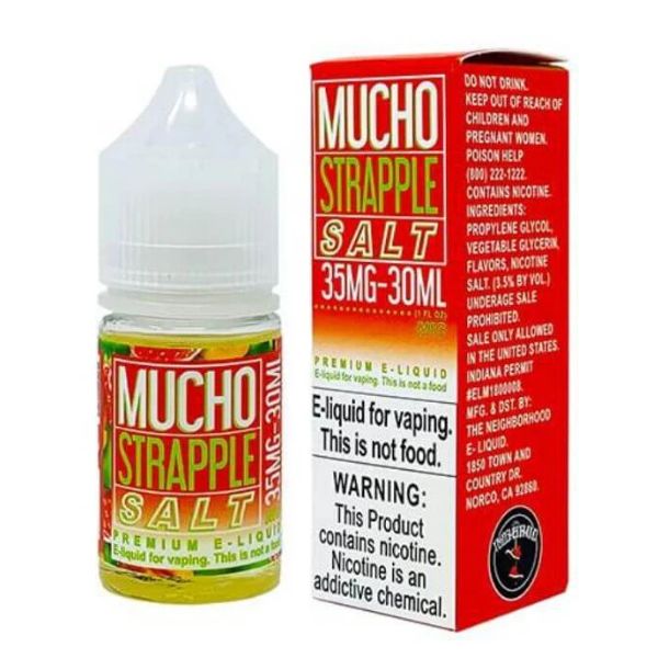 Best Deal Mucho Salts 30mL E-Liquid - Strapple