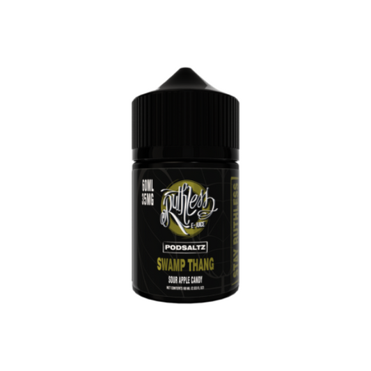 Best Deal Ruthless Salt Nic E-Liquid Vape Juice 60mL - Swamp Thang