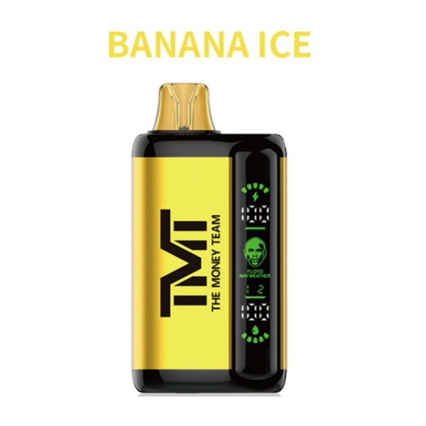   Best Deal TMT by Floyd Mayweather 15,000 Puffs Disposable Vape 20mL Banana Ice 