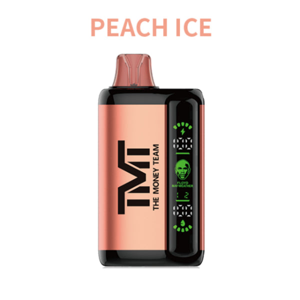   Best Deal TMT by Floyd Mayweather 15,000 Puffs Disposable Vape 20mL Peach Ice