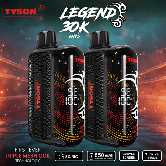 Best Flavors Tyson 2.0 Legend 30,000 Puffs Disposable