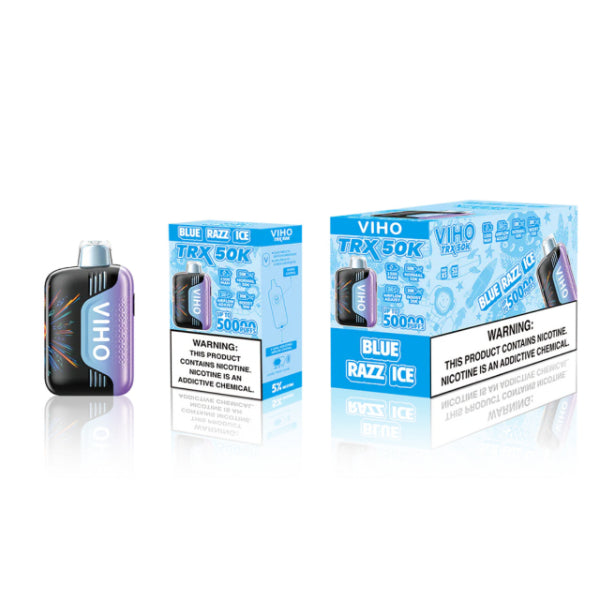 VIHO TRX 50,000 Puffs Disposable Blue Razz Ice