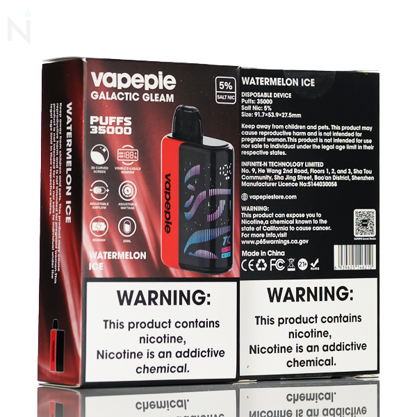 Vapepie Galactic Gleam 35K Puffs Disposable - 20mL